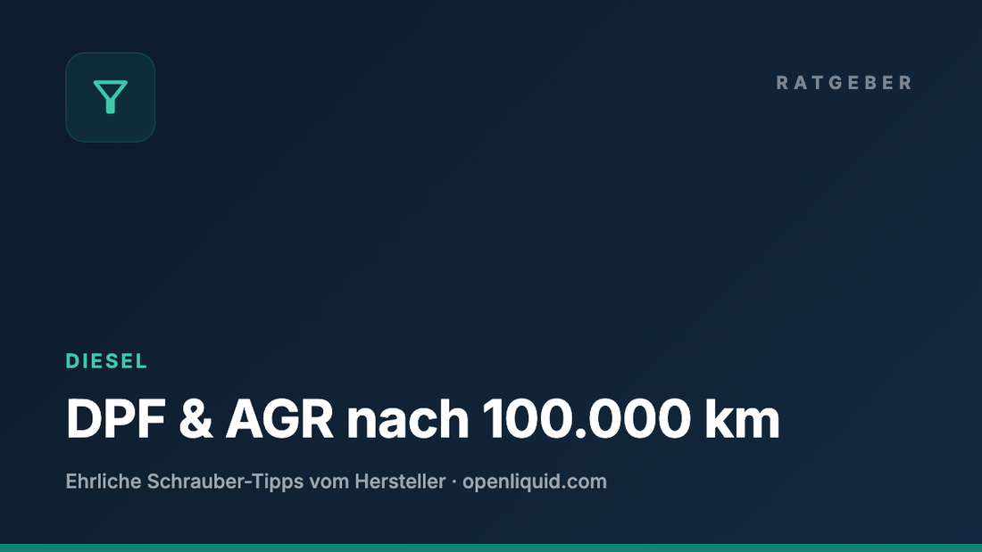 DPF & AGR nach 100.000 km — OPENLIQUID Ratgeber