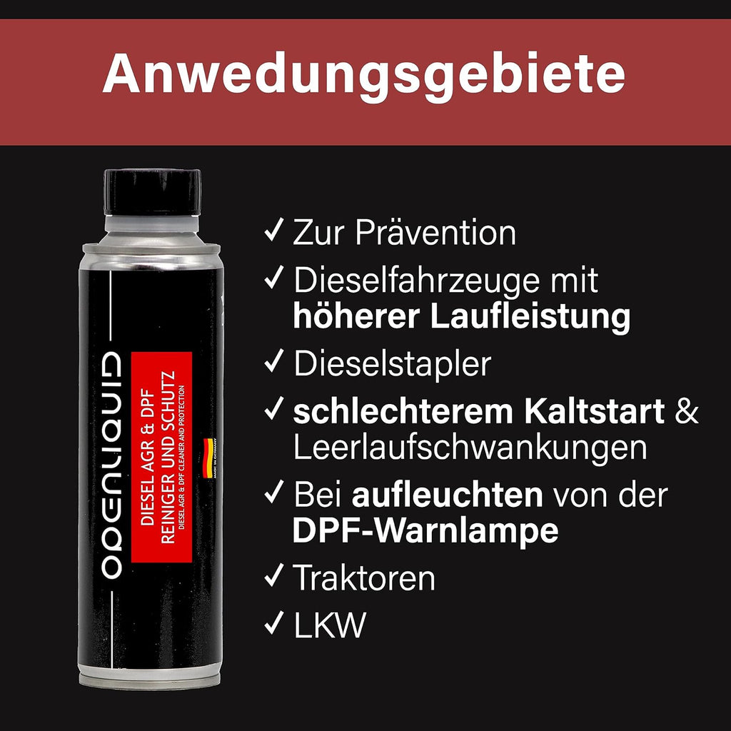 Diesel AGR & DPF Reiniger & Schutz - Diesel Additiv - 300 ml