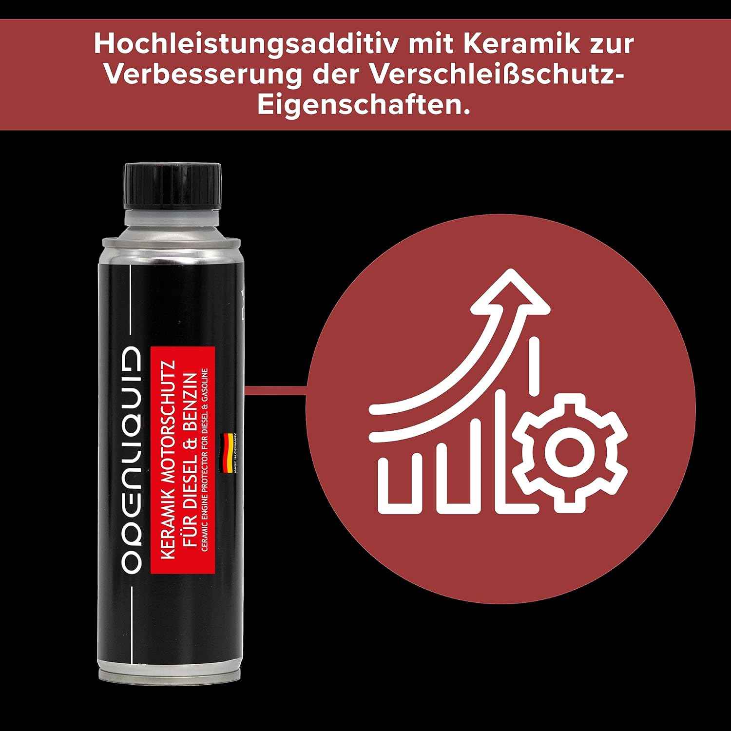 Keramik Motorschutz - Diesel & Benzin - Additiv für Auto - 300 ml