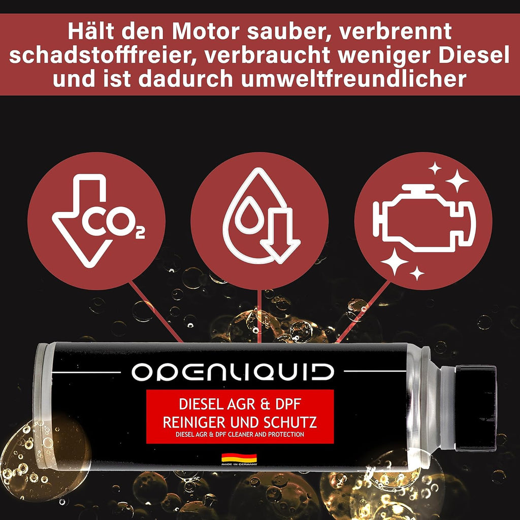 Diesel AGR & DPF Reiniger & Schutz - Diesel Additiv - 300 ml