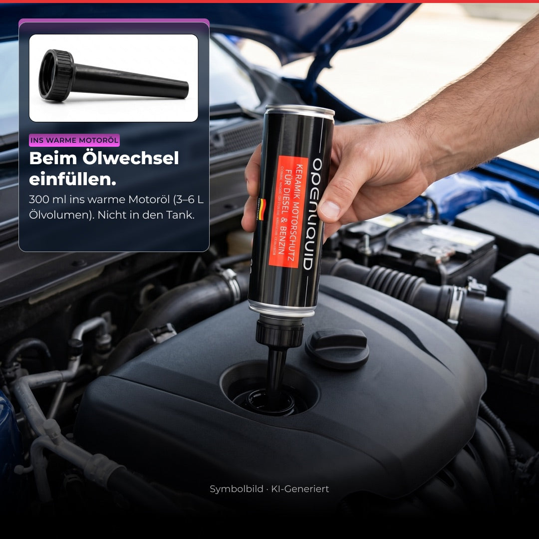 Keramik Motorschutz für Diesel & Benzin – 300 ml – Bild 5