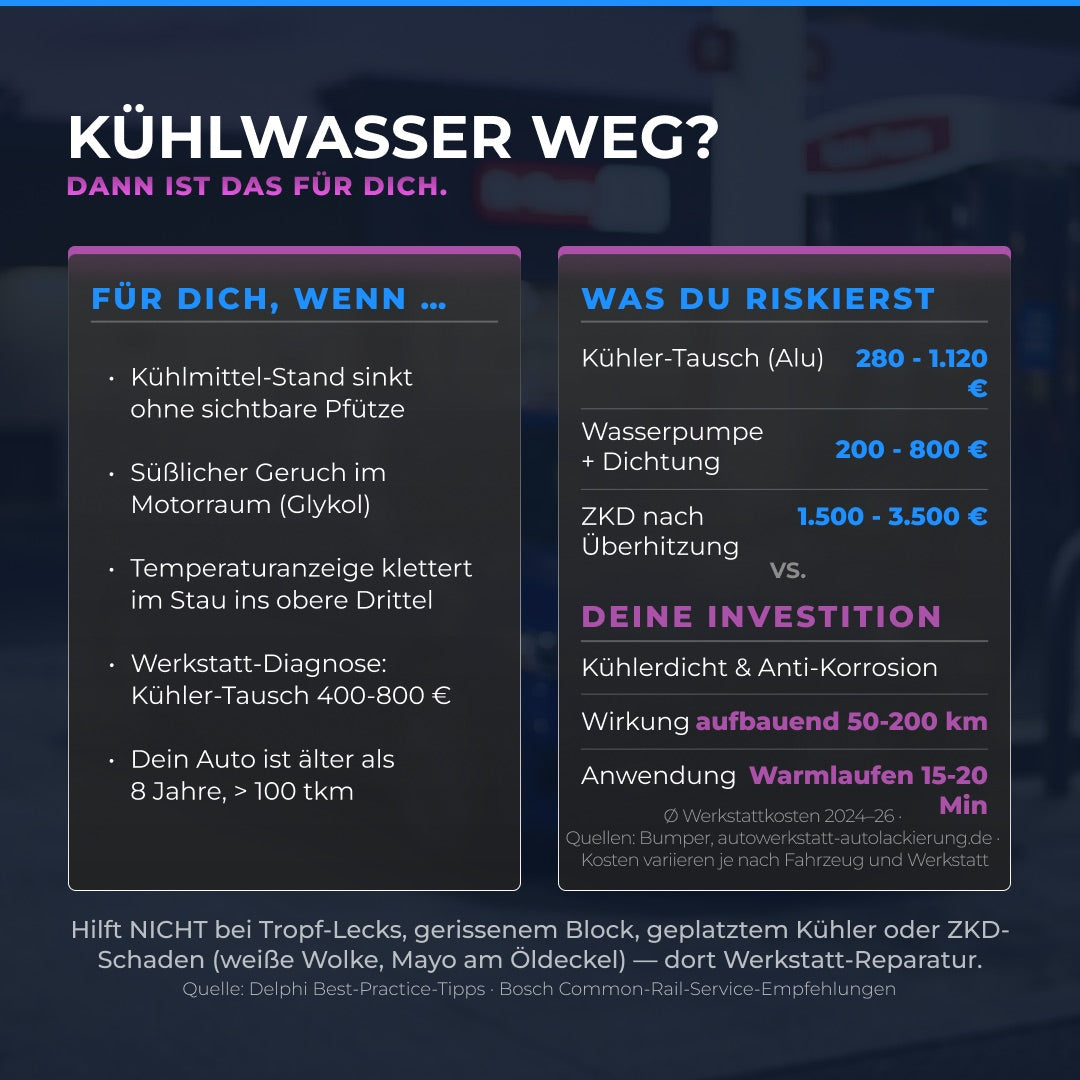 Kühlerdicht & Anti-Korrosionslösung – 300 ml – Bild 4