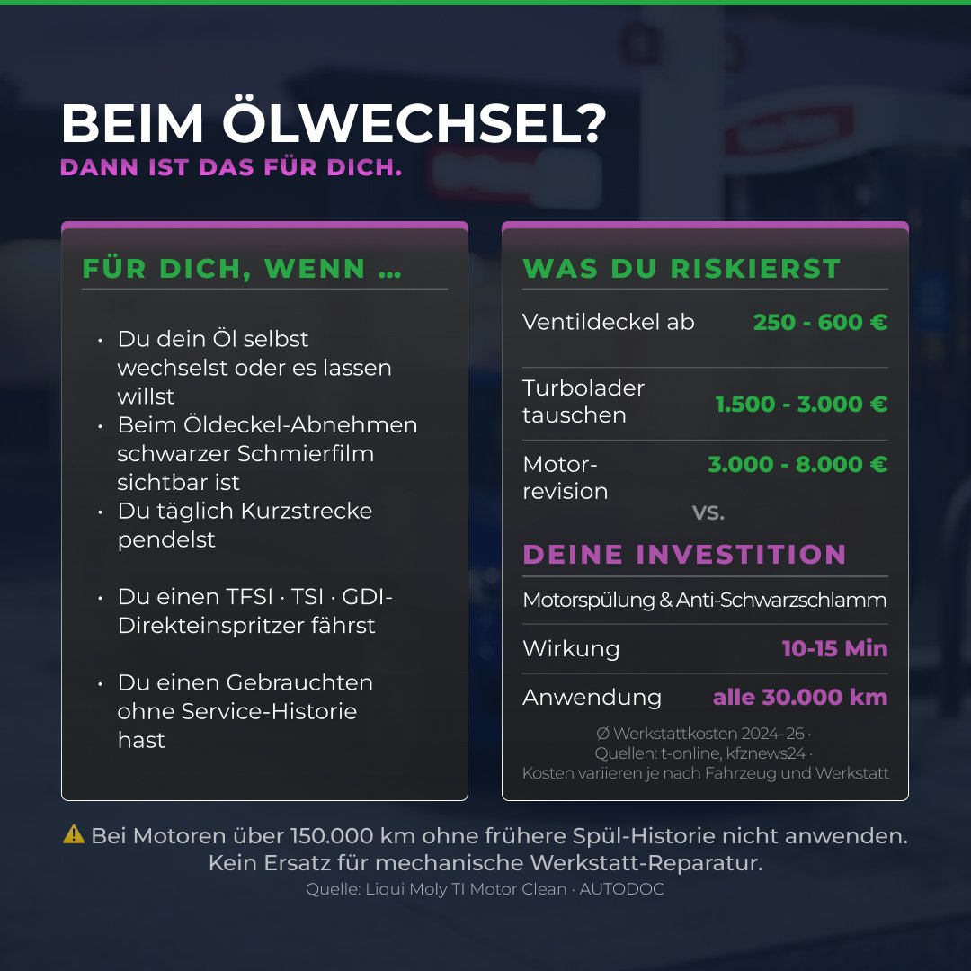 Motorspülung & Anti-Schwarzschlamm – 300 ml
