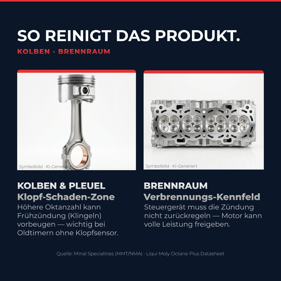 Oktanbooster & Benzin-Systemschutz – 300 ml